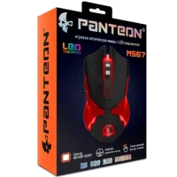 Игровая мышь Jet.A Panteon MS67 (черный/красный) фото 1